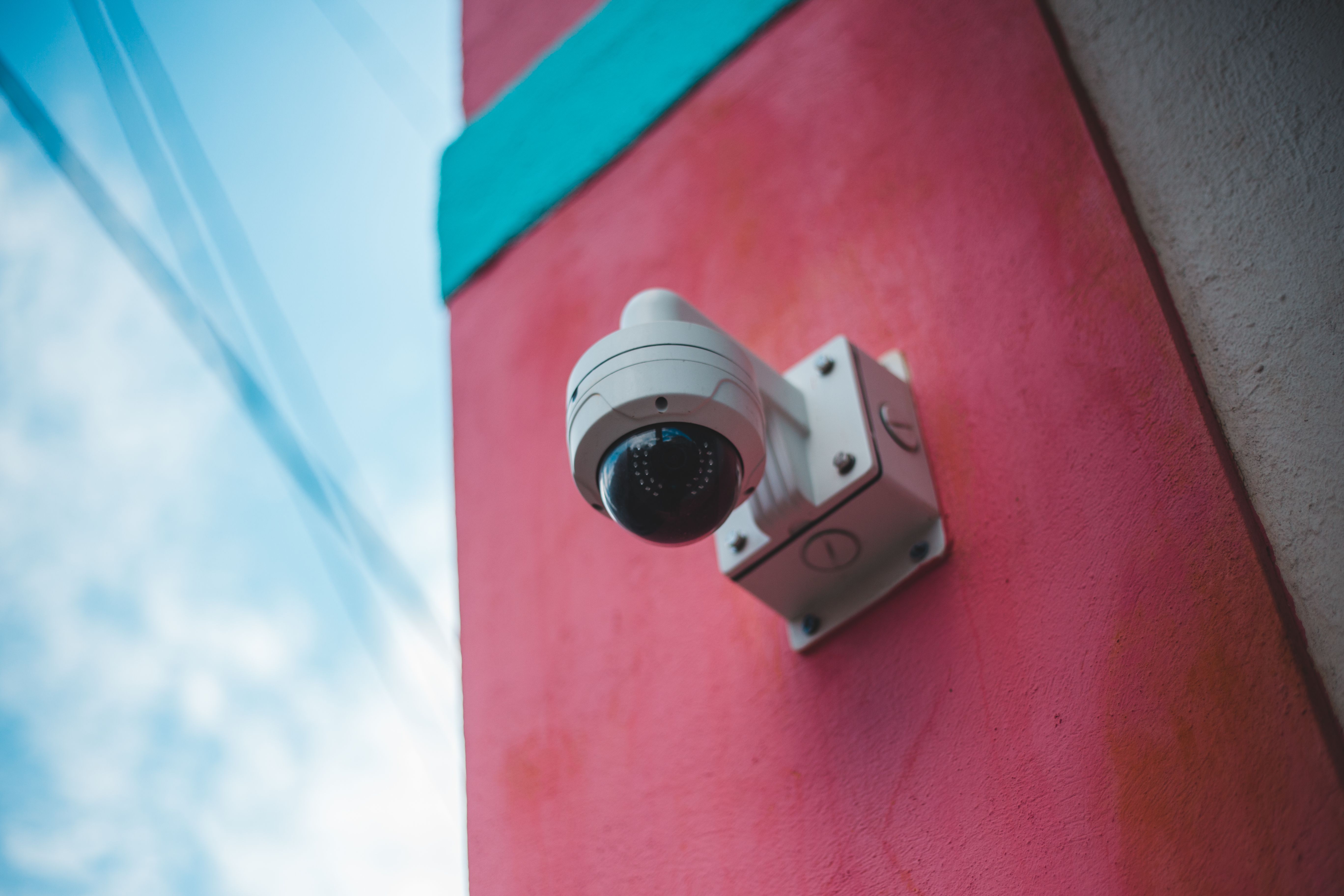 Modern security control panel with digital interface
